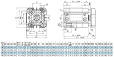 Válec 32/150 mm UNITOP s vedením magnet