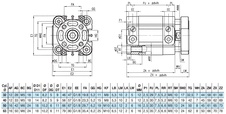 Válec 63/175 mm UNITOP s vedením magnet