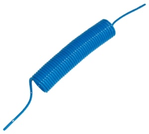 Hadice 8/6 mm polyamid PA12 spirálová 2,5 m modrá