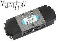 Ventil 3/2 G1/8 pneumatický zesílený bistabilní
