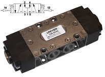 Ventil 5/3PC G1/4 pneumatický střední poloha pod tlakem