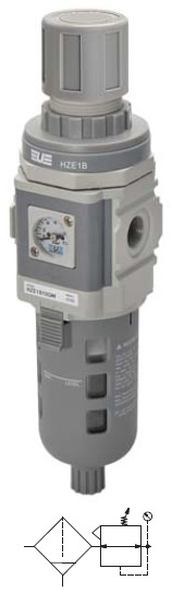 Filtr-regulátor velikost 1 G1/2 manometr