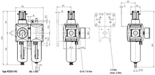 Regulátor velikost 4 G1 0,5-8 bar manometr