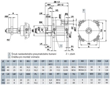 Válec 100/400 mm STRONG dvojčinný vnitřní závit magnet