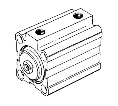 Válec 16/10 mm jednočinný zasunutý krátkozdvihový magnet