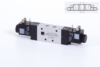 Ventil 5/3OC G1/8 elektrický střední poloha otevřena