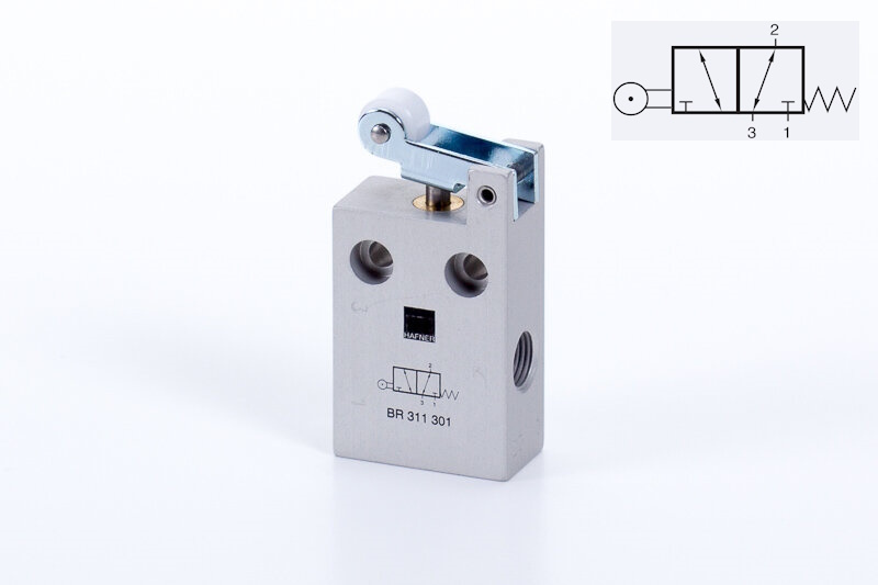 Ventil 3/2 G1/8 kladka