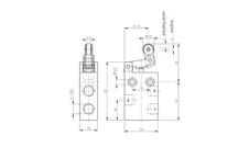 Ventil 3/2 G1/8 jednosměrná kladka