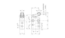 Ventil 3/2 M5 kladka