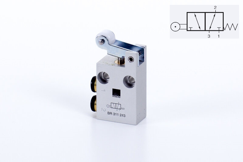 Ventil 3/2 pro hadice 4 mm kladka