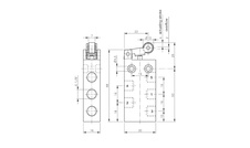 Ventil 5/2 G1/8 kladka