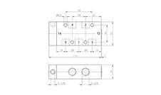 Ventil 5/2 G3/8 pneumatický monostabilní
