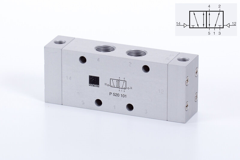 Ventil 5/2 G3/8 pneumatický bistabilní