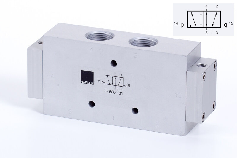 Ventil 5/2 G3/4 pneumatický bistabilní