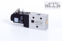 Ventil 3/2NO G1/4 elektrický monostabilní