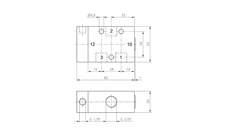 Ventil 3/2 G3/8 pneumatický monostabilní