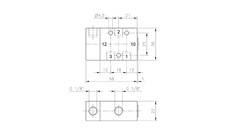 Ventil 3/2 G1/8 pneumatický monostabilní