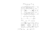 Ventil 3/2 G1/4 pneumatický monostabilní