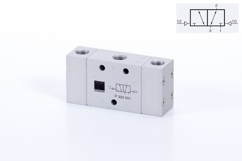 Ventil 3/2 G1/8 pneumatický bistabilní