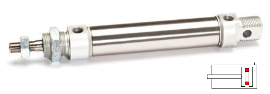 Válec 20/175 mm ISO6432 dvojčinný magnet