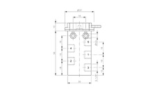 Ventil 5/2 G1/8 pro ovladače