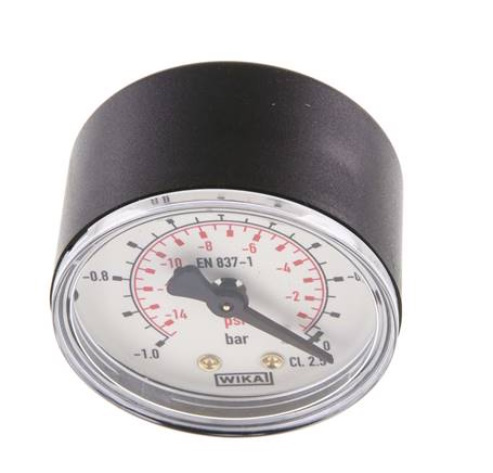 Manometr 50 mm -1-0 bar G1/4 zadní vstup