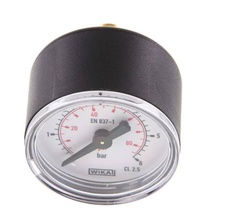 Manometr 40 mm 0-6 bar G1/8 zadní vstup