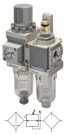 FR+L velikost 0 G1/4 manometr poloautomat