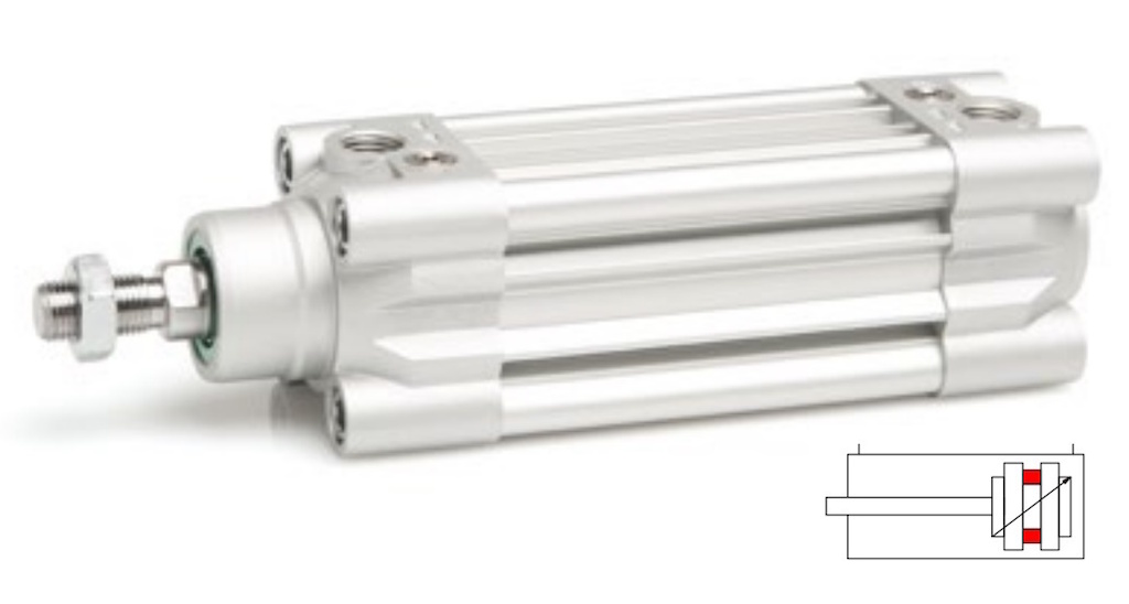 Válec 32/175 mm ISO15552 dvojčinný magnet